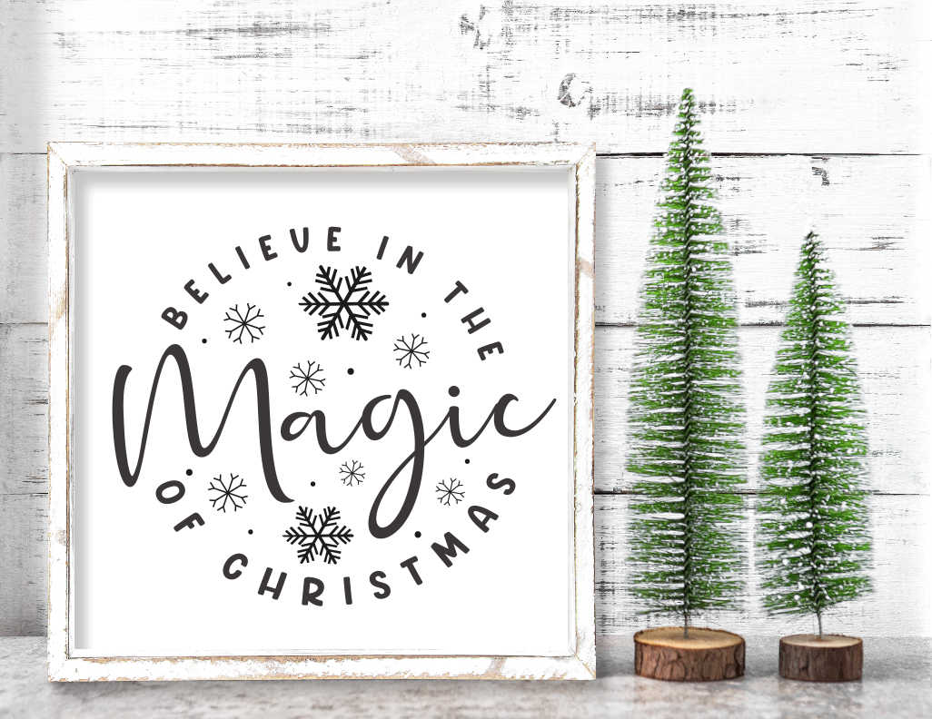 Festive Framed Christmas Plaques
