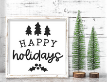 Festive Framed Christmas Plaques