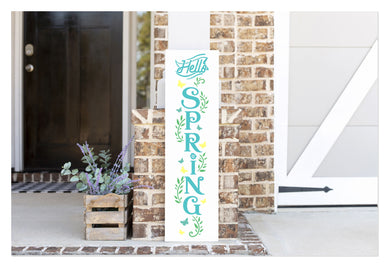 Spring and Easter Porch Planks