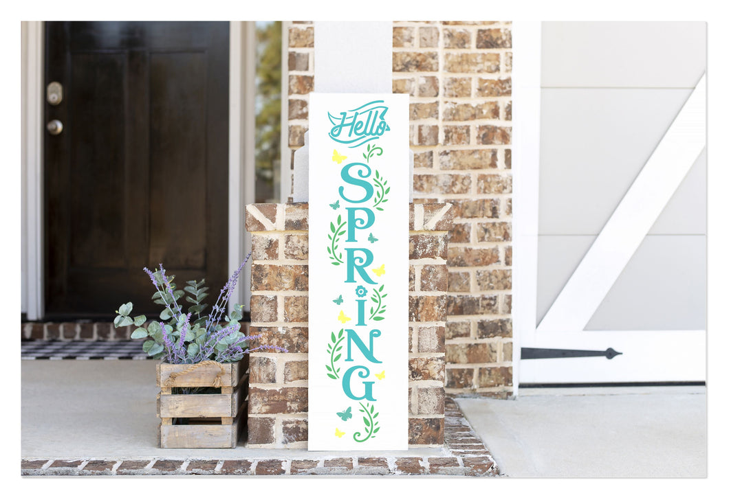 Spring and Easter Porch Planks