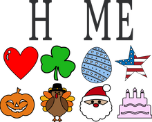 Interchangeable Seasonal Door Decor