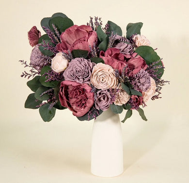 You Paint and Design - Wood Flower Vase Arrangement
