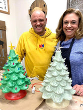 Vintage Lighted Ceramic Christmas Trees