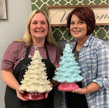 Vintage Lighted Ceramic Christmas Trees