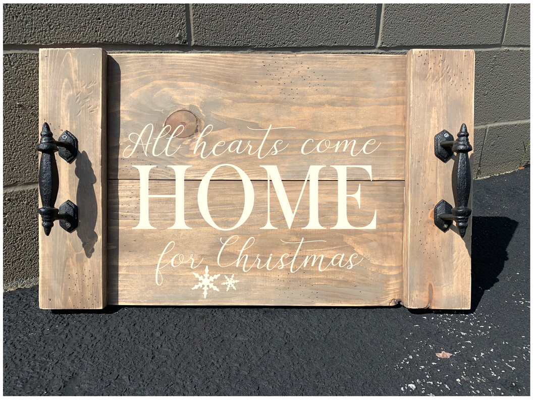 Farmhouse Tray  - Winter Holiday Designs
