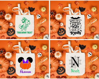 Halloween Trick-or-Treat Tote Bags