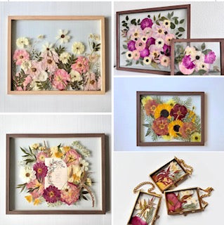 Framed Resin Flowerscapes