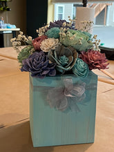 You Paint and Design - Wood Flower Centerpieces
