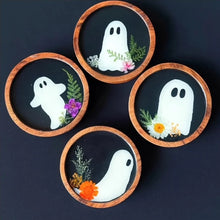 Pressed Flower Ghost Art