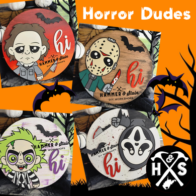 Horror Dudes 3D Painted Rounds