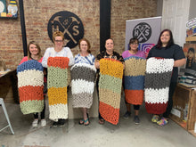 Cozy Knit Blanket Making- 12/1 Friday 2pm