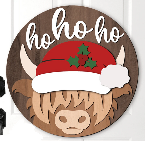 Holiday 3D Painted Rounds