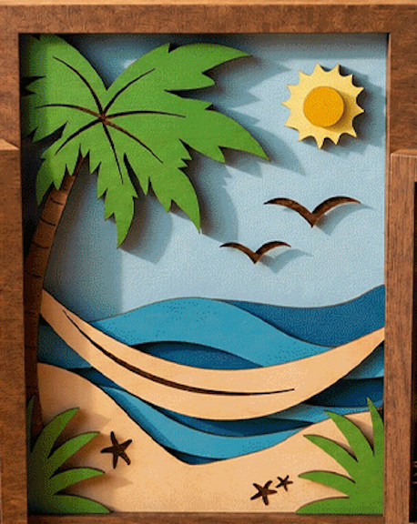 U Build Layered 3D Wall Decor