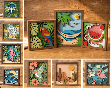 U Build Layered 3D Wall Decor