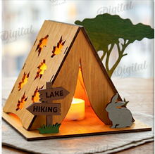 Wooden Tent Nightlights