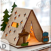 Wooden Tent Nightlights