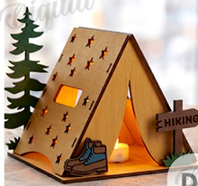 Wooden Tent Nightlights