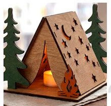 Wooden Tent Nightlights