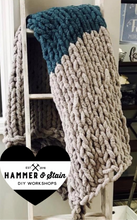 Chunky Knit Blanket Workshop - Sunday, November 12th 1:00 PM